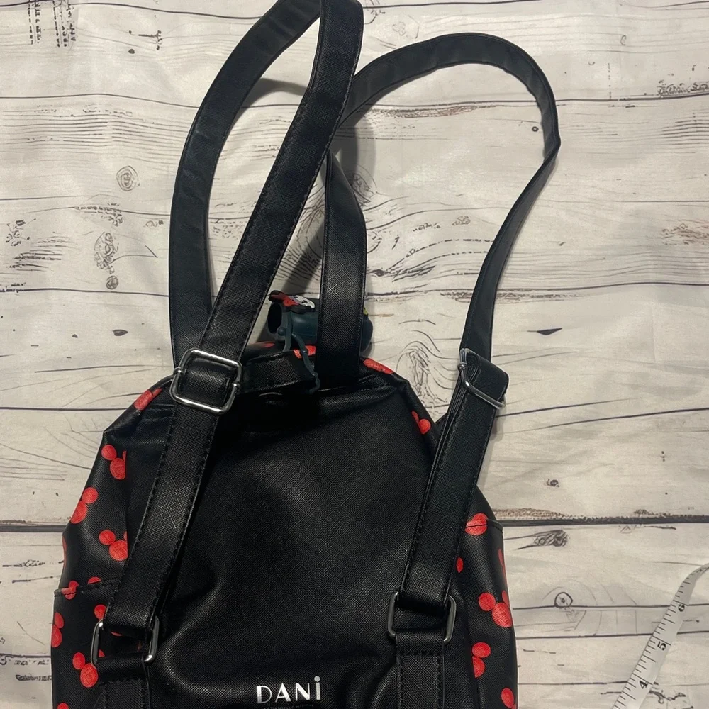 Danielle Nicole Mickey Mouse Backpack - Black Red White Preowned